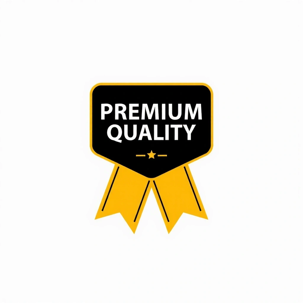 Ribbon icon for premium quality